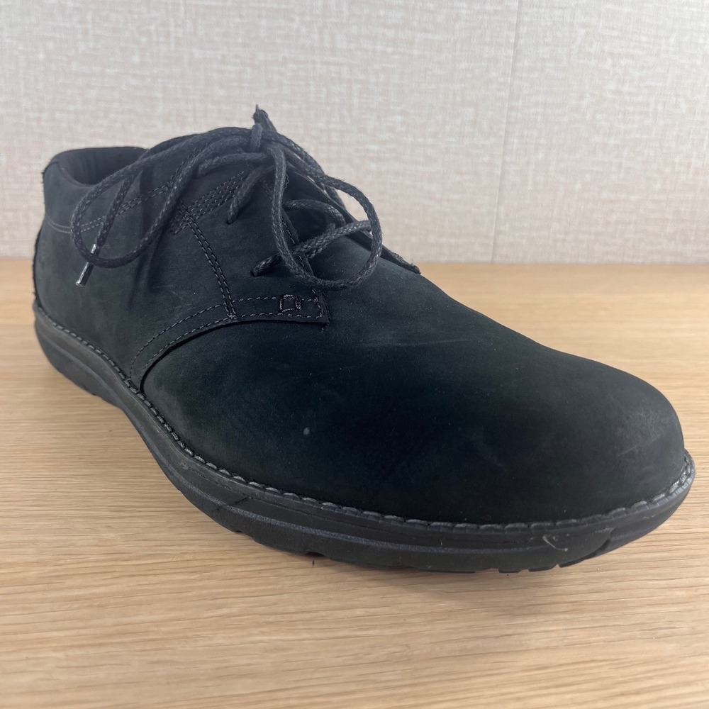 Timberland Naples Trail A14GM Black Nubuck Leather Oxford Shoes Men's 12